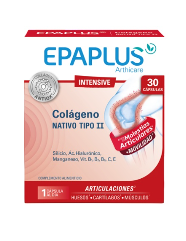 EPAPLUS ARTHICARE INTENSIVE COLAGENO NATIVO TIPO II ANTIOX 30 CAPSULAS