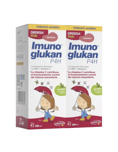 IMUNOGLUKAN P4H 2 ENVASES 250 ML DUPLO