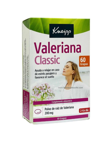 VALERIANA CLASIC KNEIPP 60 GRAGEAS
