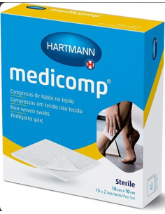 MEDICOMP COMPRESAS  10 X 10 CM 10 SOBRES 2 U