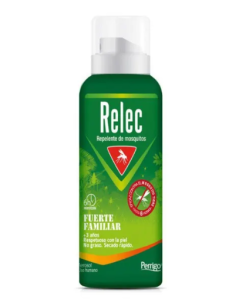 RELEC FUERTE FAMILIAR REPELENTE DE MOSQUITOS DE USO HUMANO 1 ENVASE 125 ML