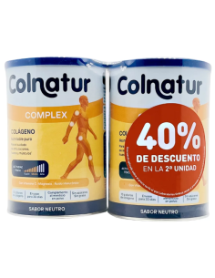 COLNATUR COMPLEX  2 ENVASES 330 G SABOR NEUTRO PACK DESCUENTO DUPLO