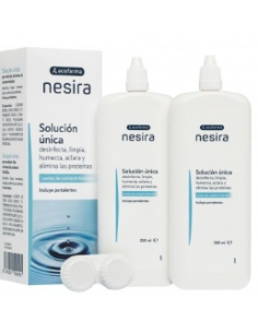 ACOFARMA NESIRA SOLUCION UNICA PARA LENTILLAS  2 UNIDADES 250 ML