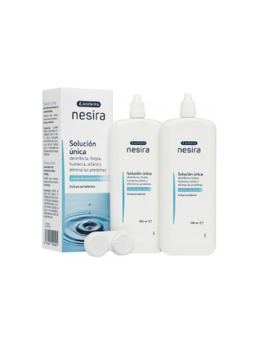 ACOFARMA NESIRA SOLUCION UNICA PARA LENTILLAS  2 UNIDADES 250 ML
