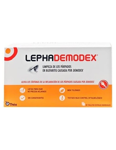 LEPHADEMODEX  30 TOALLITAS ESTERILES