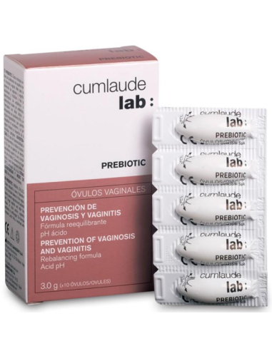 CUMLAUDE LAB PREBIOTIC 10 OVULOS VAGINAL
