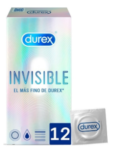 PROFILAC.DUREX INVISI SENSI.12