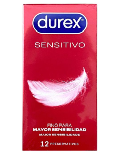 PRESERVATIVOS DUREX SENSITIVO FINO 12 U