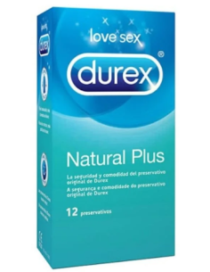 PRESERVATIVOS DUREX NATURAL PLUS 12 U