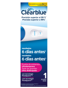 CLEARBLUE PRUEBA DE EMBARAZO ULTRATEMPRANA  1 PRUEBA