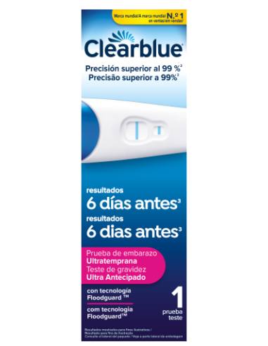 CLEARBLUE PRUEBA DE EMBARAZO ULTRATEMPRANA  1 PRUEBA