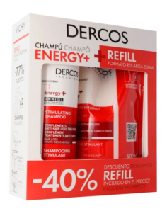 PACK CHAMPÚ DERCOS ENERGY + REFIL 500ML