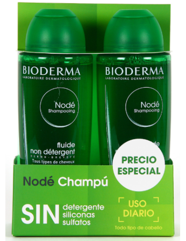 DUPLO CHAMPÚ BIODERMA NODÈ NO DETERGENTE