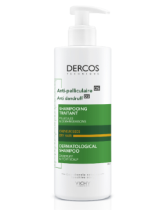 DERCOS TECHNIQUE ANTICASPA CHAMPU C SECO  1 ENVASE 400 ML VICHY