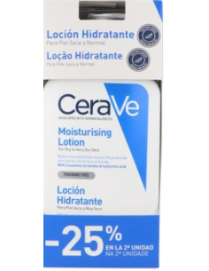 DUPLO LOCION HIDRATANTE CERAVE -25% EN LA 2ª UNIDAD 2 X 473ML