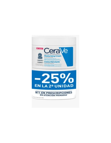 DUPLO CREMA HIDRATANTE CERAVE -25% EN LA 2ª UNIDAD 2 X 340G