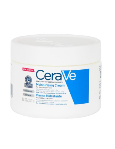 CERAVE CREMA HIDRATANTE PIEL SECA  1 ENVASE 340 G
