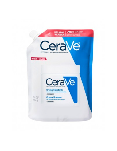 CERAVE CREMA HIDRATANTE 1 ENVASE 473 ML RECARGA