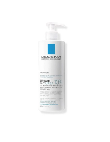 LIPIKAR LAIT UREA 10%  400ML LA ROCHE