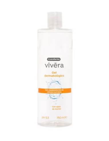 ACOFARMA VIVERA GEL DERMATOLOGICO CERO 1 ENVASE 750 ml FLOR DE AZAHAR