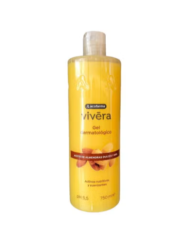 ACOFARMA VIVERA GEL ACEITE DE ALMENDRAS DULCES Y MIEL  1 ENVASE 750 ML