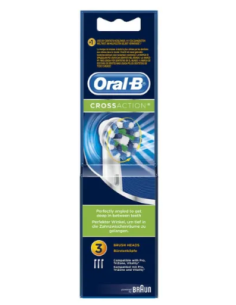 RECAMBIO CEPILLO DENTAL ELECTRICO  ORAL B CROSS ACTION 3 CABE