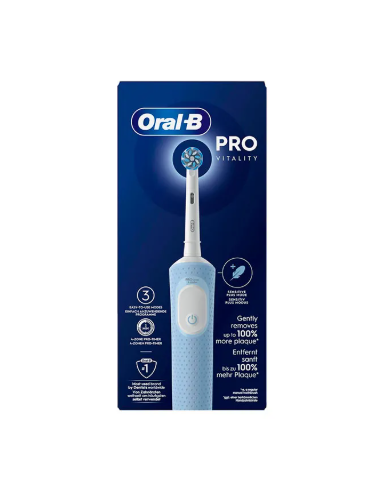 CEPILLO DENTAL ELECTRICO RECARGABLE ORAL-B VITALITY 100 CROS AZUL