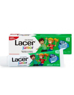 LACER JUNIOR GEL DENTAL  1 TUBO 75 ML SABOR MENTA