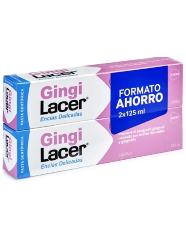 GINGILACER DUPLO PASTA DENTIFRICA 125ML