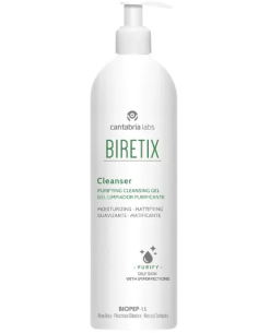BIRETIX CLEANSER GEL LIMPIADOR PURIFICANTE 1 ENVASE 400 ML