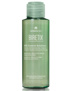 BIRETIX OIL CONTROL SOLUTION TONICO RETEXTURIZANTE FACIAL 1 BOTELLA 100 ML