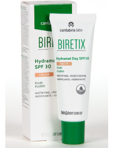 BIRETIX HYDRAMAT DAY SPF 30 FLUIDO CON COLOR 1 ENVASE 50 ML