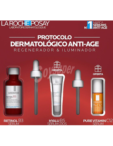 COFRE LAROCHE RETINOL B3 + HYALU B5 + PURE VITAMIN C12