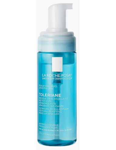 TOLERIANE FOAMING WATER CLEAN PIEL SENSIBLE  150 ML LA ROCHE