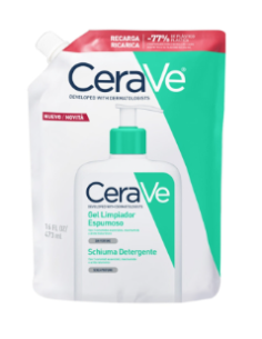 CERAVE LIMPIADOR ESPUMOSO 1 ENVASE 473 ML RECARGA