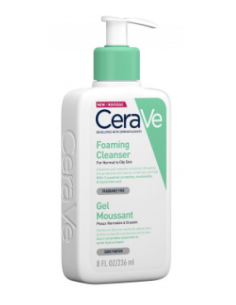 CERAVE GEL LIMPIADOR ESPUMOSO  1 ENVASE 236 ML