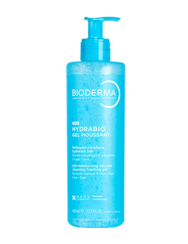 HYDRABIO GEL MOUSSANT BIODERMA 1 ENVASE 400 ML