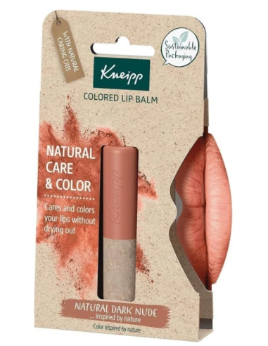 KNEIPP BALSAMO LABIAL COLOR NATURAL DEEP NUDE 1 ENVASE  3,1 G COL
