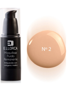MAQUILLAJE FLUIDO PERMANENTE NUM 2 E.LLORCA