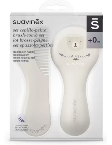 CEPILLO PEINE SUAVINEX BLANCO