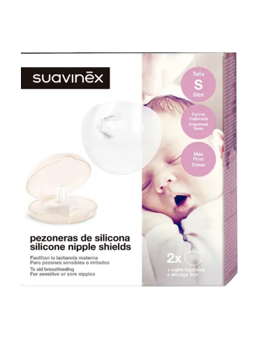 PEZONERA SUAVINEX SILICONA TALLA S 2 U