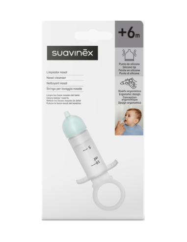 SUAVINEX JERINGUILLA LAVADO NASAL  + 6 MESES 1 UNIDAD