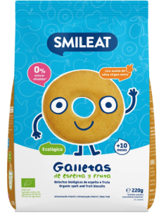 GALLETAS SMILEAT ECOLOGICAS ESPELTA Y FRUTA