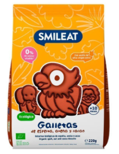 GALLETA  ESPELTA AVENA Y CACAO SMILEAT