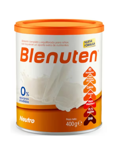 BLENUTEN  1 ENVASE 400 G SABOR NEUTRO