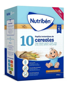 NUTRIBEN 10 CEREALES  1 ENVASE 600 G