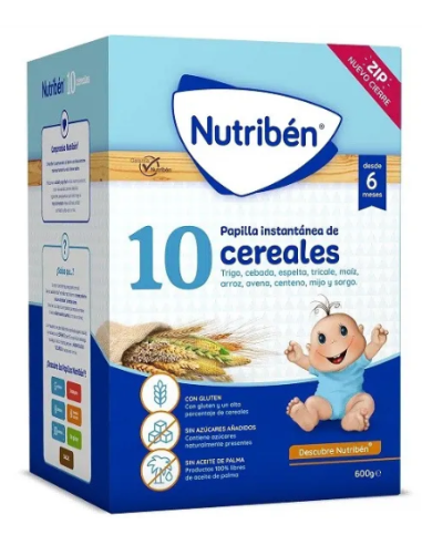 NUTRIBEN 10 CEREALES  1 ENVASE 600 G