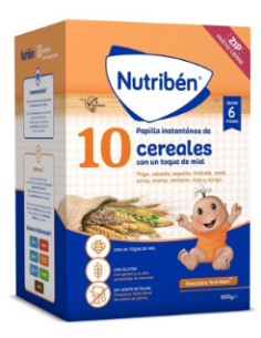 NUTRIBEN 10 CEREALES MIEL  1 BOLSA 600 G