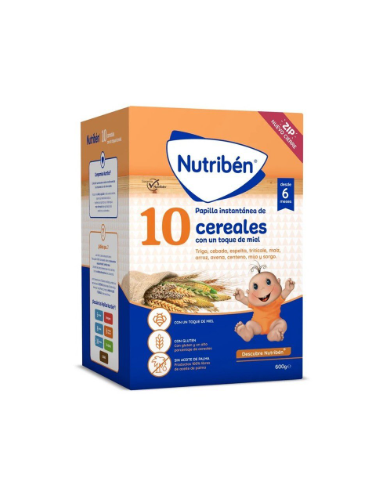 NUTRIBEN 10 CEREALES MIEL  1 BOLSA 600 G