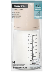 BIBERON ANTICOLICO T SILICONA SUAVINEX M 270 ML